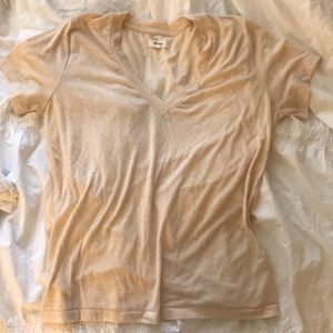 Madewell whisper tee in beige